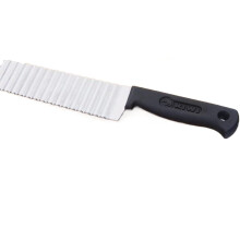 Crinkle Cut Potato Slicer Stainless Steel Wavy Blade Cutter for Uniform Fries and Veggies