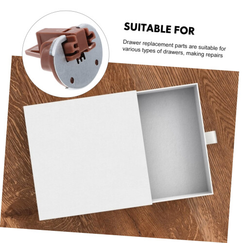 2 Sets Soft Close Undermount Drawer Slides with Smooth Glide for Cabinet Pull Out Trash Drawer 2