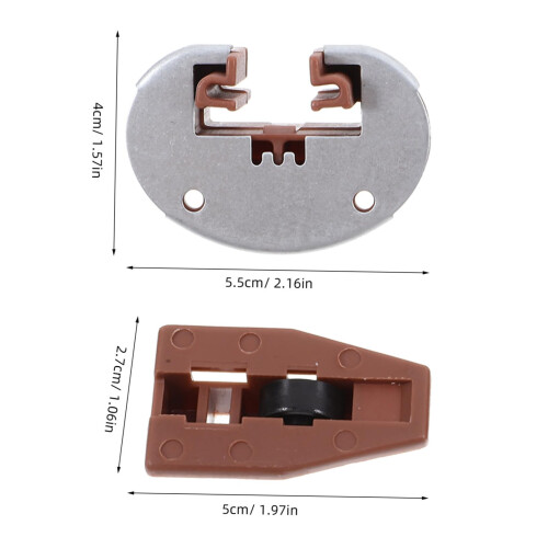 2 Sets Soft Close Undermount Drawer Slides with Smooth Glide for Cabinet Pull Out Trash Drawer 1