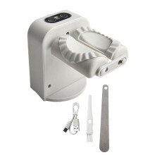 Electric Dumpling Maker with Adjustable Timer, NonSlip Base, Easy Clean, Home Kitchen Party Use