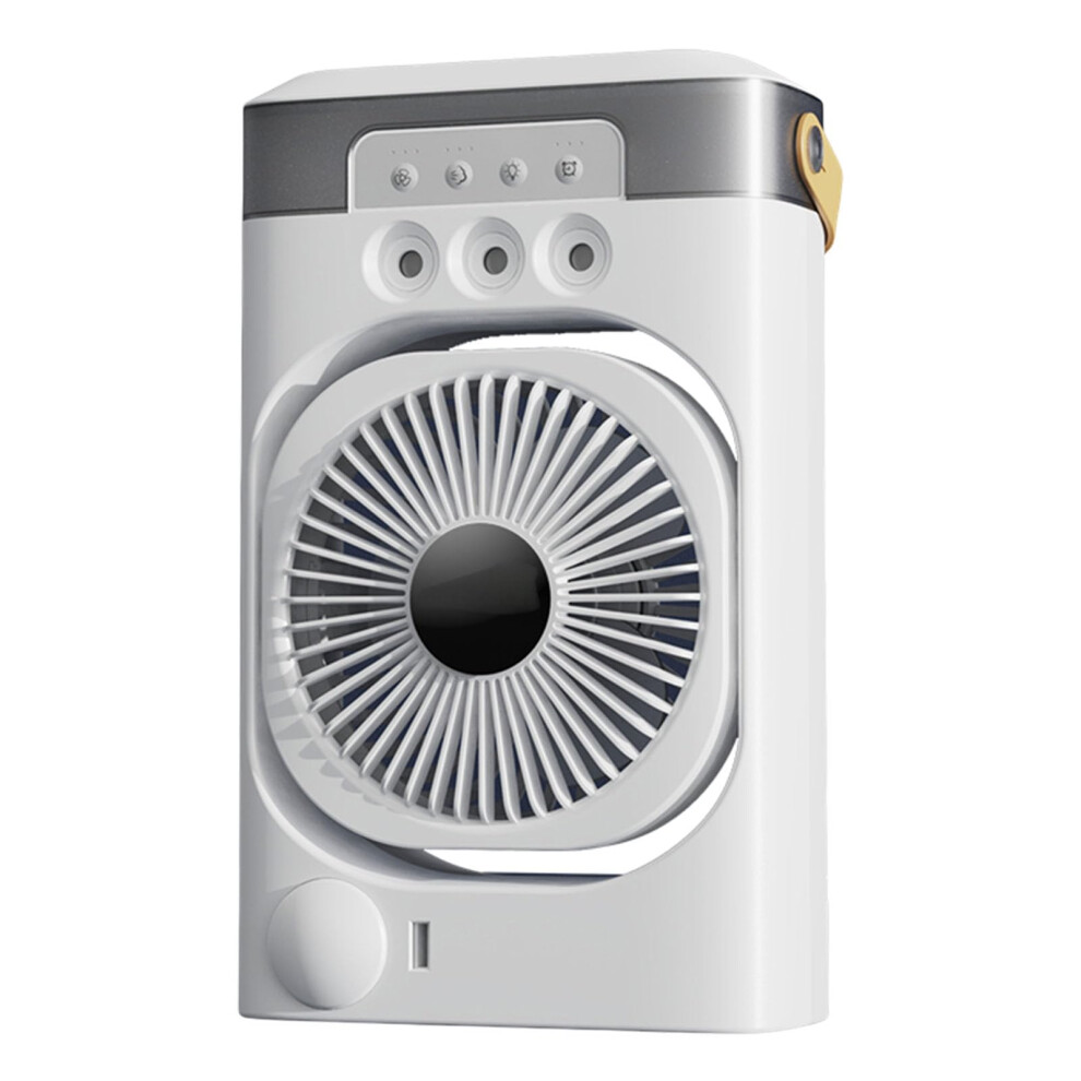 Portable Air Conditioner Usb Rechargeable Air Cooler Fan With Led 3 Speed For Home Office Dorm Light 9164114679796