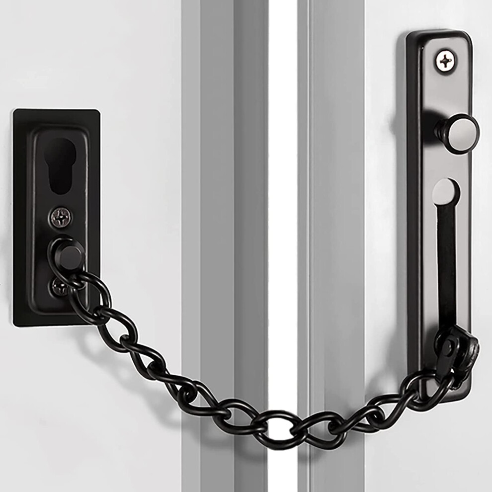 Heavy Duty Door Bolt Lock Black Metal Barrel Bolt Latch For Garden Gate Home Yard Security 9164114674821