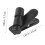 2Pcs Headset Clips Microphone Cord Fixed Clips Microphone Accessories (Black) 3