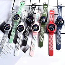 SUSUchens M1 Digital Watch Life Waterproof Fashion Accessories LED Large Digital Screen Round Sports LED Electronic Watch for Daily Wear Army Green