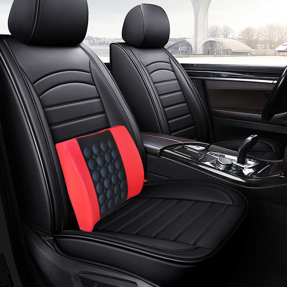 Rnemite-Amo Dealsï¼1Pc Lumbar Massage Car Electric Massage Cushion Lumbar Support Car Seat Back Support Waist Cushion 9071309766417