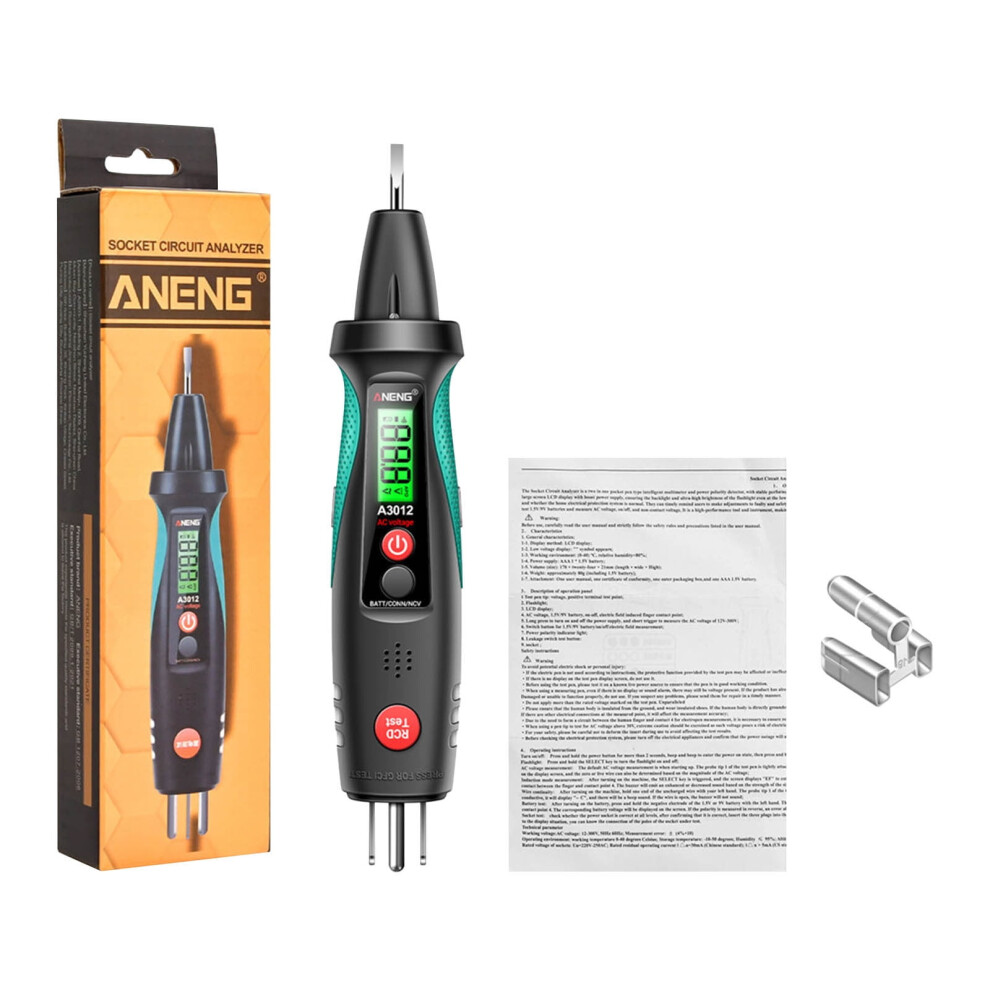 Yifudd Intelligent Electrical Measurement Breakpoint Multifunctional Digital Display Socket Phase Meter Detection Circuit Induction Test Pen 9071309767537