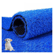 Artificial Grass Rug 1.18 Inch Pile Height Blue Fake Grass Carpet for Pool Garden Gym 150x200cm