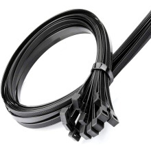 40 Zoll extra große Kabelbinder mit 200 Pfund Zugfestigkeit, lange Kabelbinder, große, robuste Outdoor-Kabelbinder, schwarz