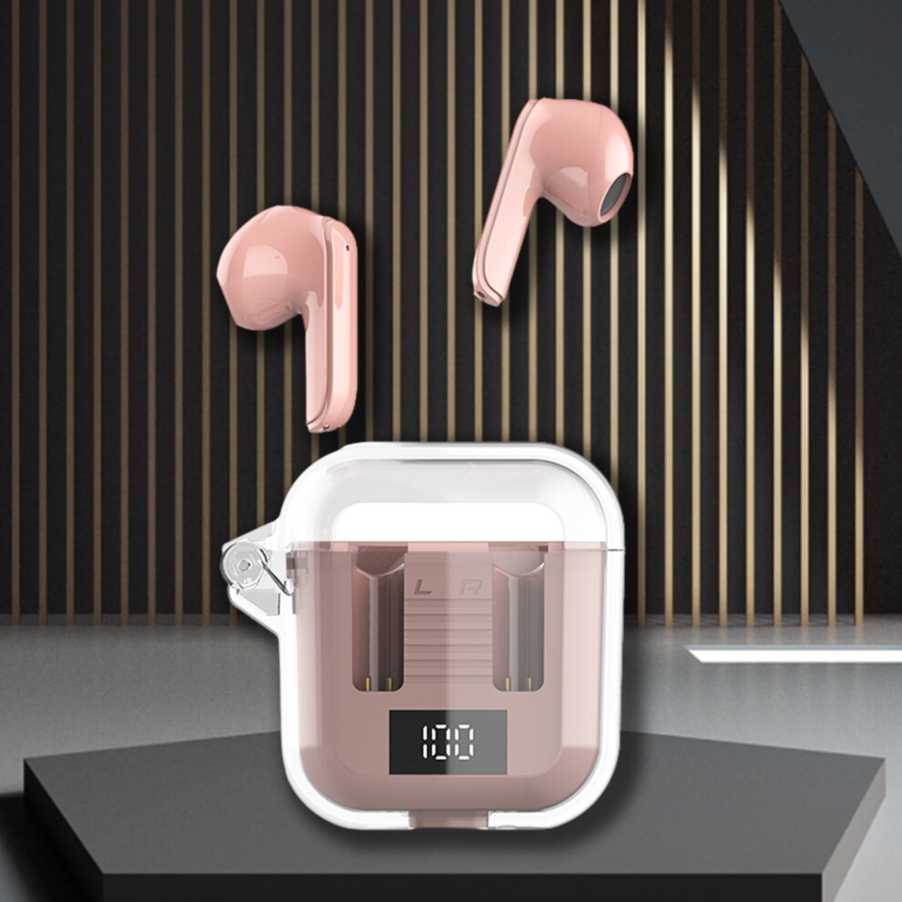 Jacenvly Headband Earphones Bluetooth 5.3 Wireless Earbuds, -Weight In-Ear With Microphone, Ipx4, Premium Sound, Charging Case Light 9425574868268