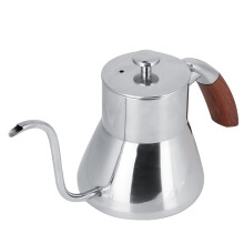 Cafetière Heaveant, 800 ml, en acier inoxydable argenté, idéale pour la maison et les cafés.