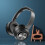 Cuffie Bluetooth over-ear Jacenvly, cuffie stereo wireless e cablate pieghevoli per cellulari e PC, morbidi padiglioni auricolari, leggere e comode 1