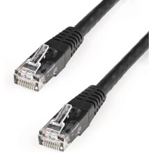 Cavo Ethernet CAT6 da 8 piedi - Nero Cavo Ethernet Gigabit CAT6 - 650 MHz 100 W PoE++ RJ45UTP stampato Categoria 6