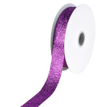 Homeford Nylon Metallic Glitterband, 7/8-tums, 25 yards, Lila