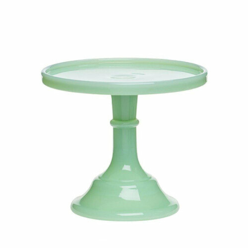 Piatto da torta Mosser Glass da 6" | Giada