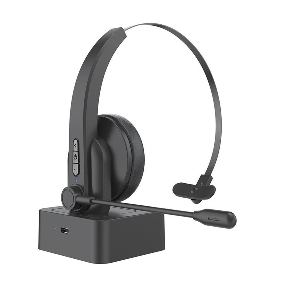 Zeceouar Clearance! Bluetooth Headset With Microphone, Noise Cancelling, Wireless For Pc & Cell Phones, Compatible With Trucker Gear 9425574868282