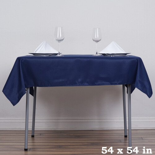 Τραπεζομάντιλο από πολυεστέρα BalsaCircle 54" x 54" σε τετράγωνο χρώμα, μπλε, σκούρο 2