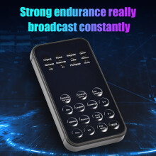 SUSUchens Voice Changer 12 Voice Modes Clear Sound Change Plug Play Live Streaming Microphone Voice Modulator for Home Black