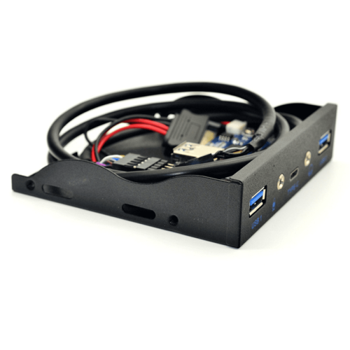USB HUB5Θύρα USB3.1TYPE-C USB3.0Πρόσοψη Ήχου HDΥποδοχή ακουστικών 3,5 χιλιοστώνΠροσαρμογέας 2