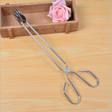 Pinces Ă barbecue en acier inoxydable de 30 cm (12 po) - Pinces robustes avec long manche, compatibles avec les barbecues au charbon de bois,