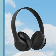 Casque Bluetooth sans fil pliable Txmfgh compatible avec haut-parleur de 40 mm, son 3D, design ergonomique pour le sport et les jeux, longue durée