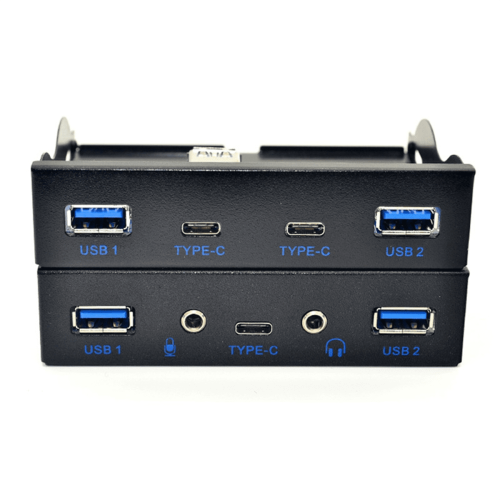 USB HUB5Θύρα USB3.1TYPE-C USB3.0Πρόσοψη Ήχου HDΥποδοχή ακουστικών 3,5 χιλιοστώνΠροσαρμογέας 1
