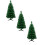 Mini Christmas Tree 60cm Desktop Encryption Christmas Tree 3PCS 1