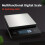 10kg/1g Digital Postal Scale, Multi-function Kitchen Table Scale with Touch Button, Compatible with Baking Goods, 22 lb Hardware Tools Weighing 6
