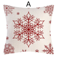 Yakbaofuo2021Natale Stile Hot Holiday Decorazione per la casa Copricuscino Divano Lino Copricuscino Federa