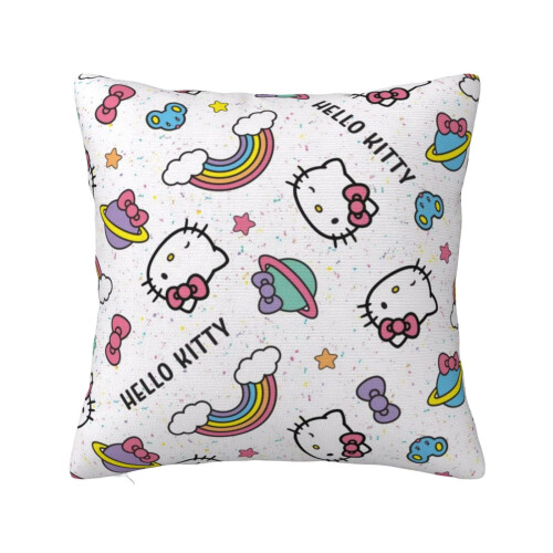 Μαξιλαροθήκη Hello Kitty με σχέδιο κινουμένων σχεδίων, Διακοσμητικές θήκες
