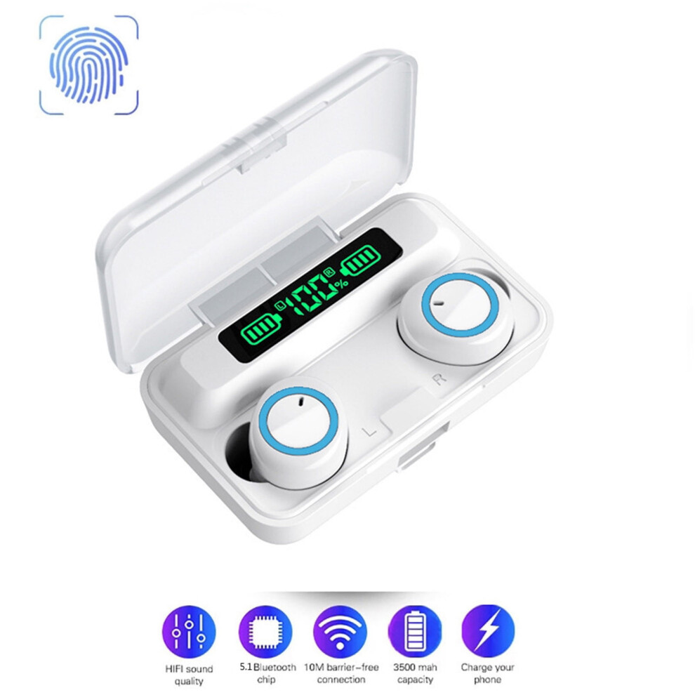 Touch-Control Wireless Bluetooth 5.0 Earphones Tws-Headphones Stereo In Ear Earbuds Headset Ipx7 9083649052426