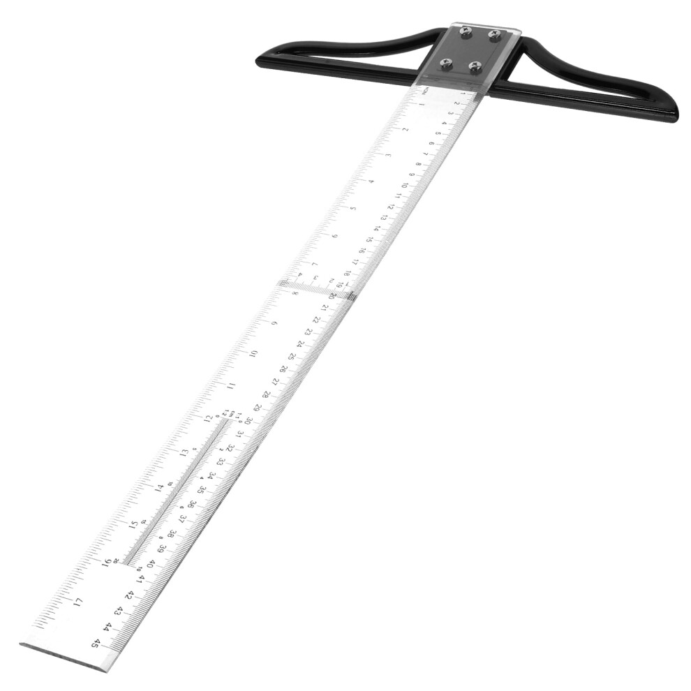 Baluue T Square Ruler 17.72Inch/45Cm For Drafting & Layout 9083649052341