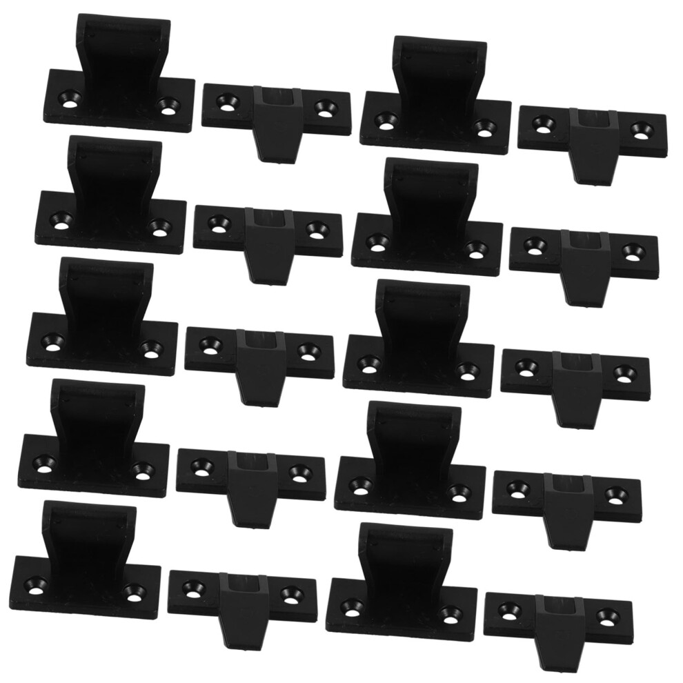 Drawer Slides With Plastic Rail Clamps And Stops For Cabinets, Precise Alignment, Smooth Glide 9164114675392