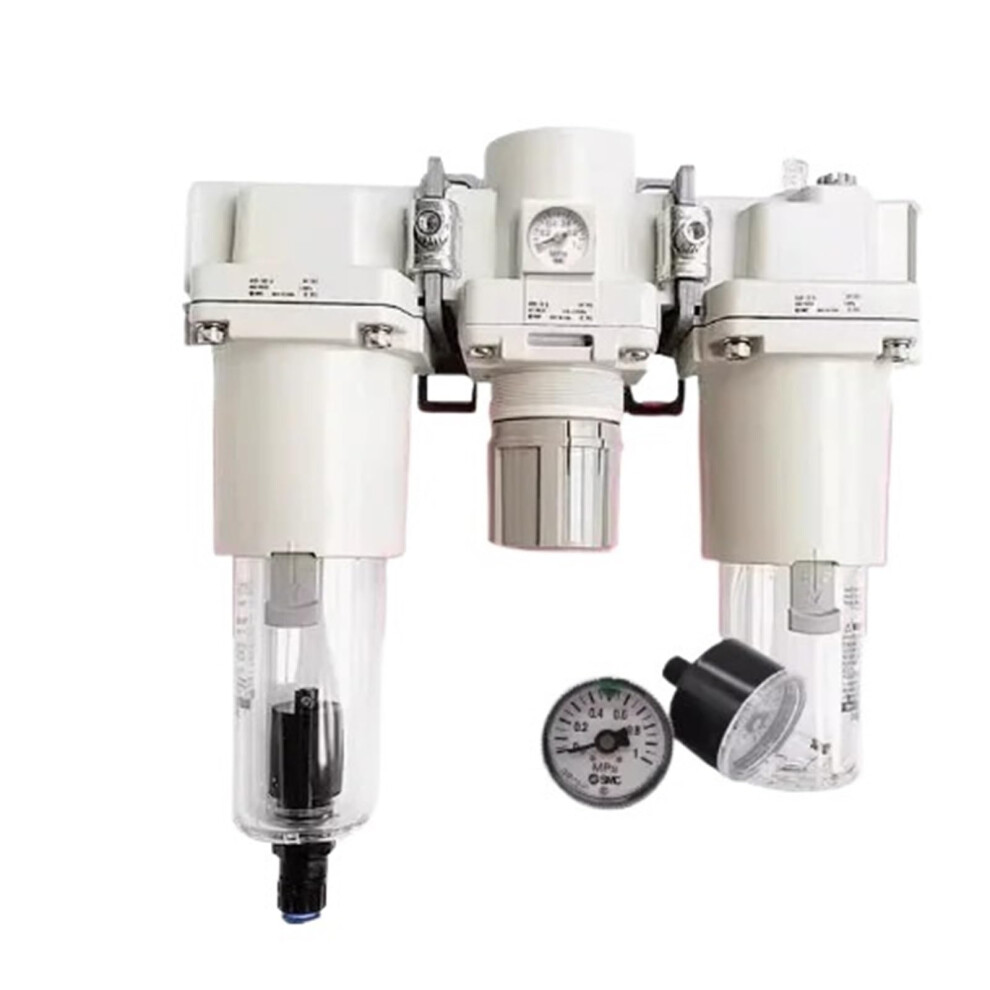 Air Filter Regulator Lubricator 3 In 1 Flow Pneumatic Triple Filter With Precise Pressure Control 9113335067936