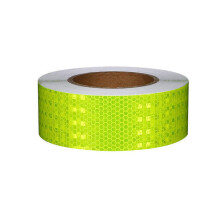 Reflective Safety Tape 2'x9.8' Waterproof Adhesive for Car Truck Trailer Boat  Night Visibility