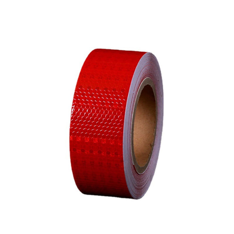 Reflective Safety Tape Red Honeycomb Roll, Waterproof Visibility For Trailers Cars Trucks 9164114675705