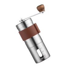 Manual Coffee Grinder with Stainless Steel Burr and Ergonomic Handle for Home, Office, Travel
