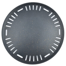 Portable BBQ Grill Pan Non Stick Smokeless Aluminum Alloy for Indoor Outdoor Tabletop Cooking