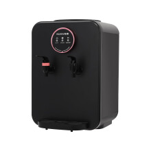 5 Gallon Hot and Cold Tabletop Water Dispenser with Fast Heating, Energy Saving, Large Capacity for Home and Office (Black)