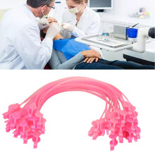 Pinces en plastique rose pour serviette dentaire, réduction du stress, flexible, pince sécurisée