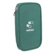 Large Capacity Oxford Cloth First Aid Kit for Car, Travel and Hiking – Green Medical Organizer Bag