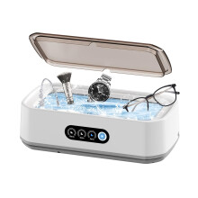 Ultrasonic Jewelry Cleaner 48KHz 304 Stainless Steel Deep Cleaning Low Noise for Rings Watches