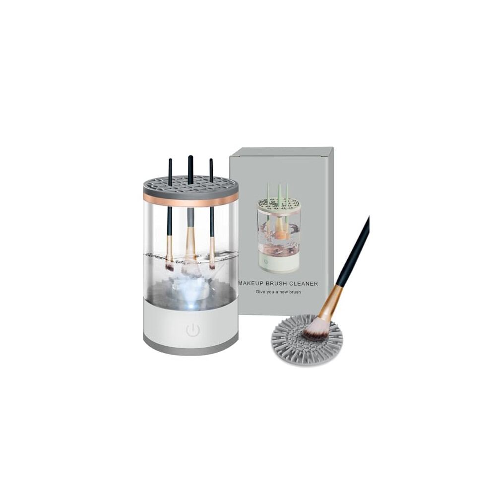 Wireless Electric Makeup Brush Cleaner with Fast Cleaning, TypeC Charging and 800mAh Rechargeable Battery
