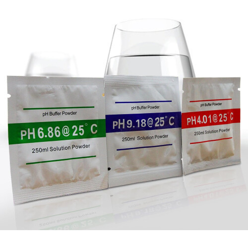 3Pack pH Meter Calibration Powder Set with Buffer Solution Packets 4.00 6.86 9.18 for Accurate Testing 2