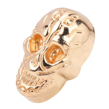 20 Stück Punk-Nieten-Reißverschluss-Soßen, 15,66 x 25,24 mm, goldene gotische Schuhzubehör