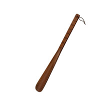 Long Wooden Shoe Horn 55cm Solid Wood Long Handle for Seniors Elderly Pregnant Easy Shoe Wearing