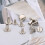 8mm Copper Flat Head Rivets for Leathercraft Notebook Binding Silver 50 Pack 5