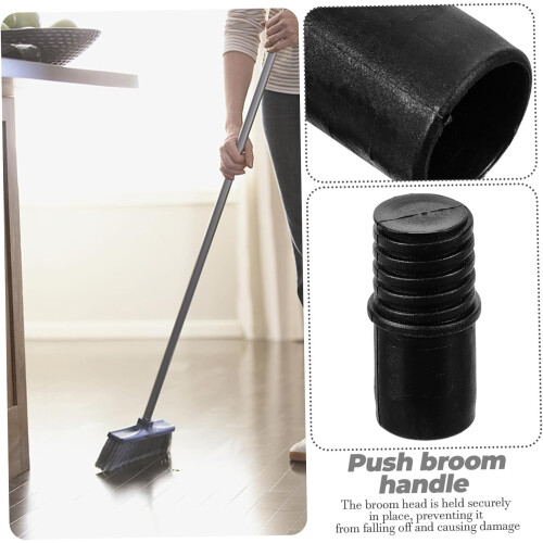 Broom Handle Replacement with Durable Plastic Threaded End for Easy Install and Wide Compatibility 2