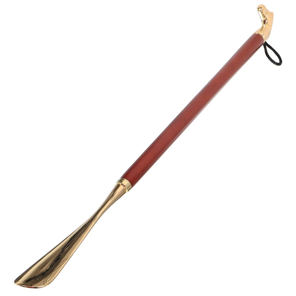 Long Handle Shoe Horn for Seniors with Ergonomic Grip and Smooth Edges, Retractable for Travel