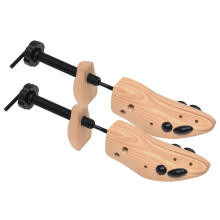 Wooden Shoe Trees 2 Pairs Size 3640 Solid Pine Maintain Shape Moisture Absorbing for Men and Women