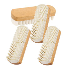 Suede Cleaning Brush and Eraser Set with Ergonomic Wooden Handle for Gentle Shoe and Sneaker Care